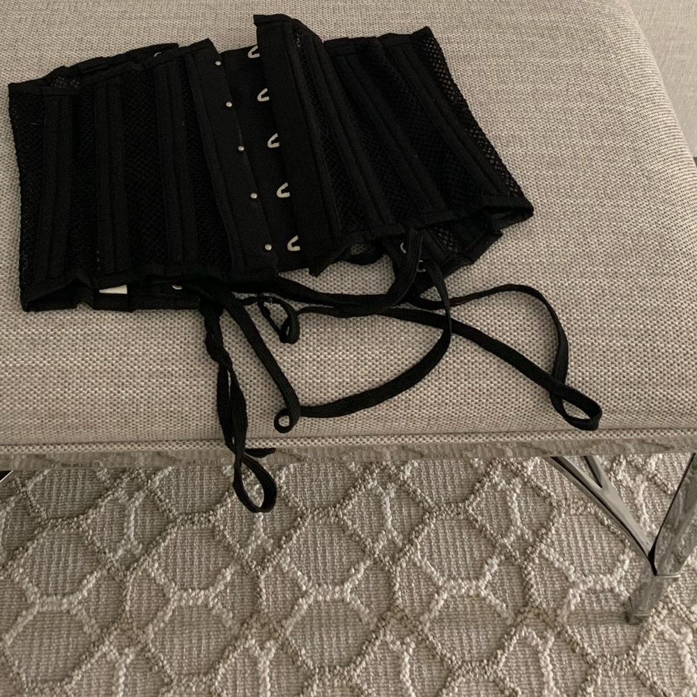 Lace up bone corset